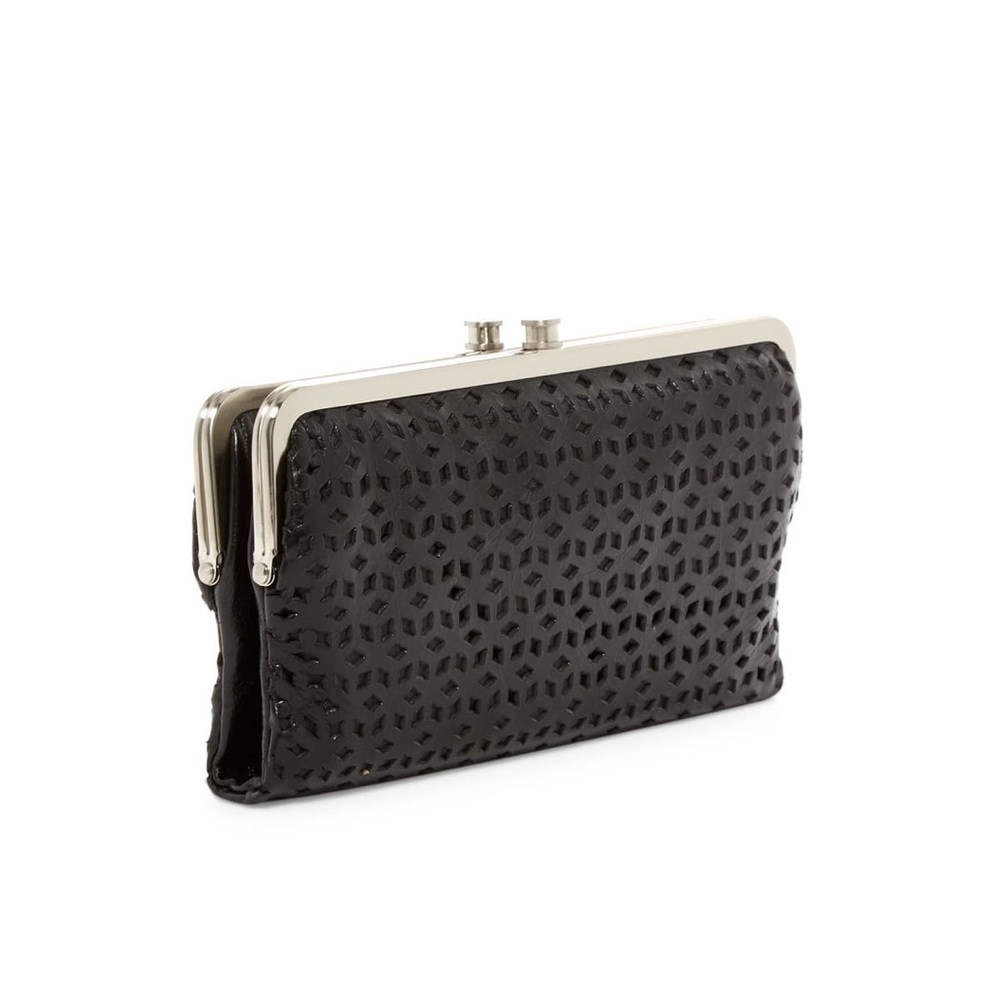 Hobo Lauren Lasercut Leather Wallet